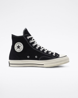 Converse Suede Chuck 70 Női Magasszárú Fekete | LFREYNJ-HU